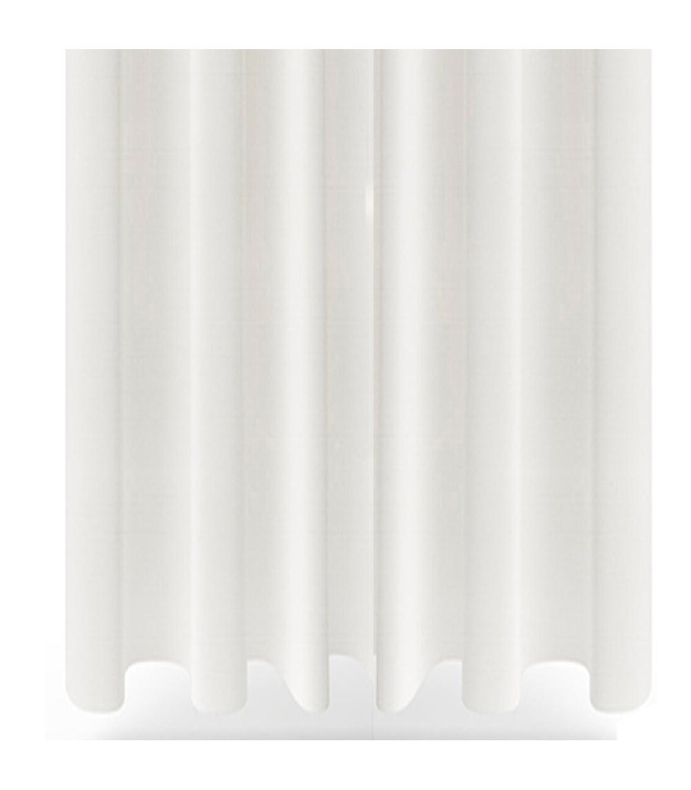 Wadiga Set De 2 Rideaux De Douche Tissu Polyester Blanc Et Noir 180x180cm