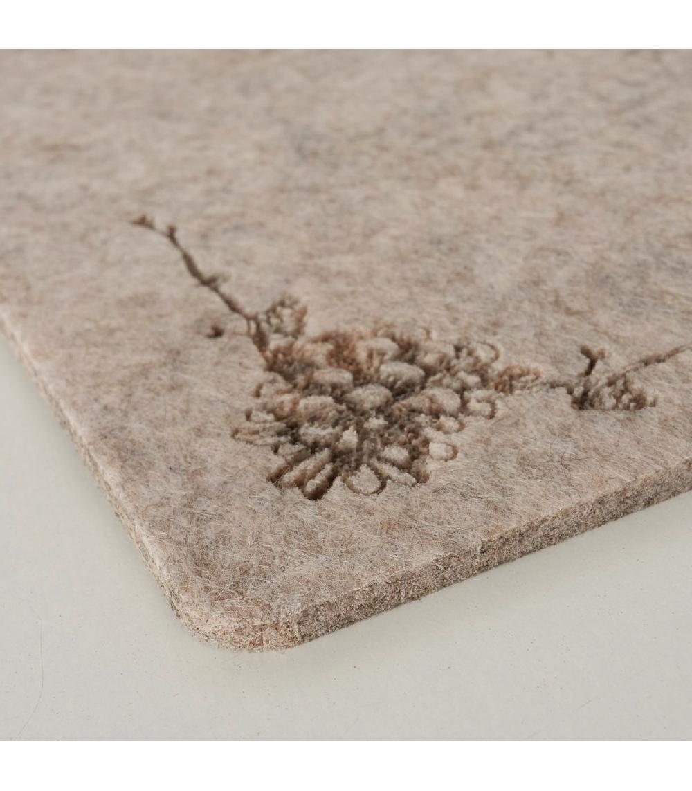 Wadiga Set De 2 Sets De Table En Feutre Montagne 45x35cm