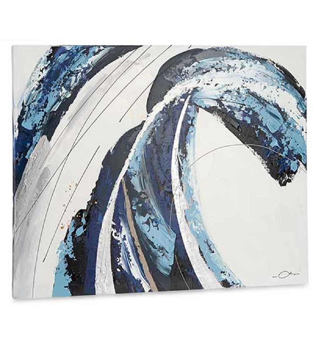Wadiga Set De 2 Tableaux Décoratifs Abstraits Vagues 60x80cm