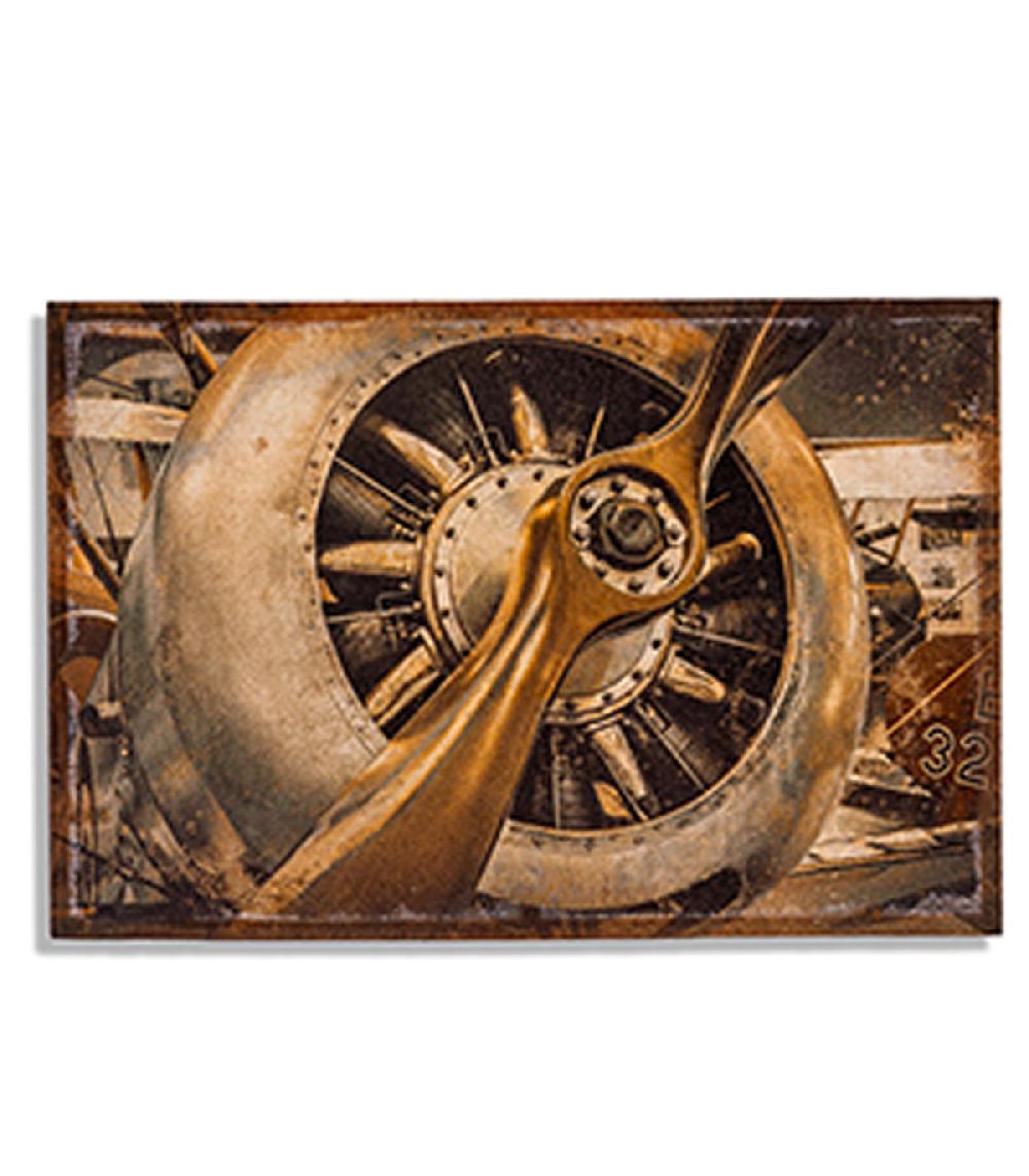 Wadiga Set De 2 Tableaux Décoratifs Aviation Classique