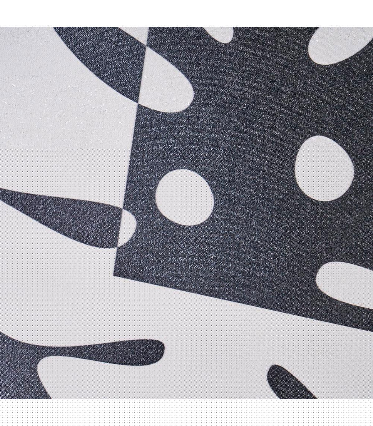 Wadiga Set De 2 Tableaux Décoratifs Dessins Sur Coton Noir Et Blanc 51.5x2.5x71.5cm