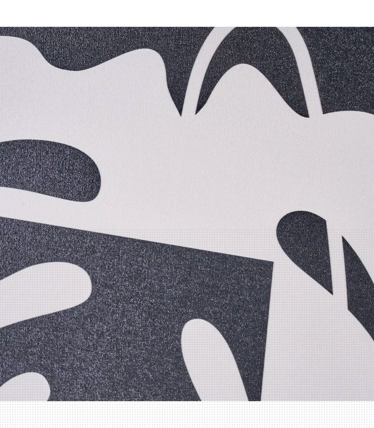Wadiga Set De 2 Tableaux Décoratifs Dessins Sur Coton Noir Et Blanc 51.5x2.5x71.5cm
