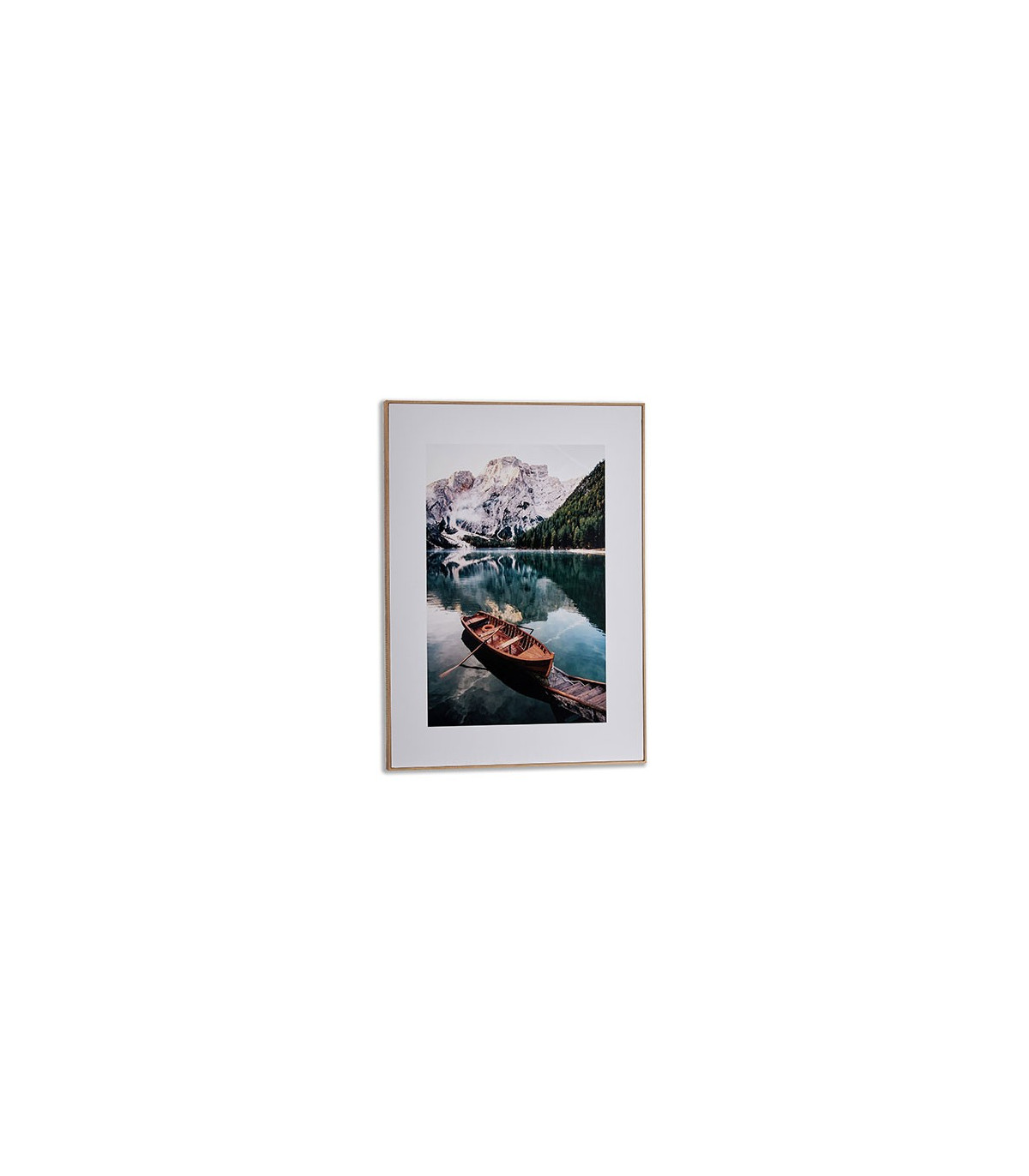 Wadiga Set De 2 Tableaux Décoratifs Photo Lac Montagne - 61.5x81.5cm
