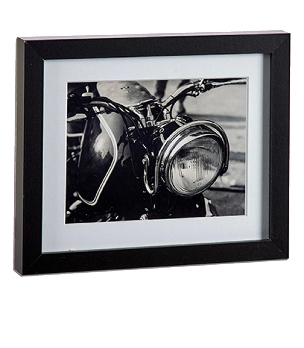 Wadiga Set De 2 Tableaux Décoratifs Photo Noir Et Blanc Moto Classique