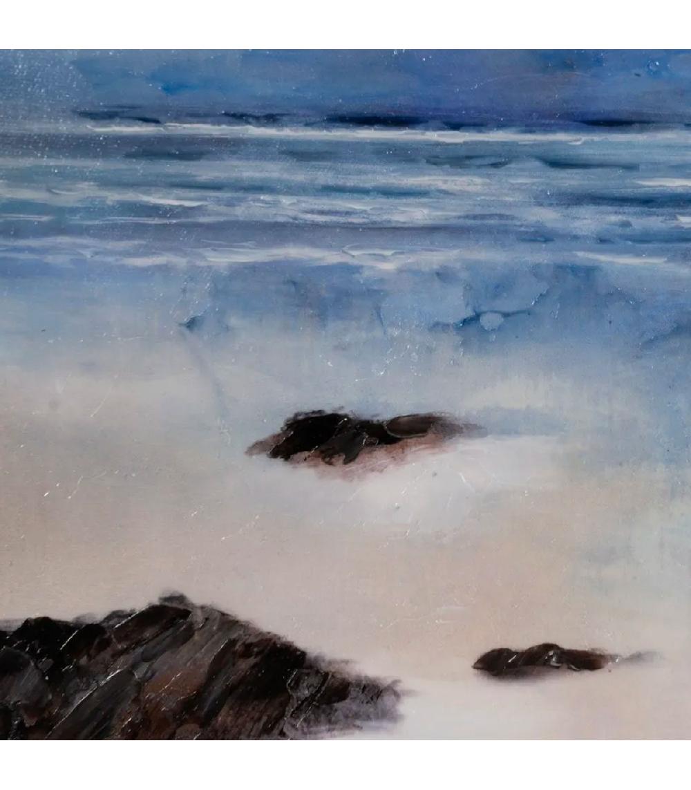 Wadiga Set De 2 Tableaux Peinture Plage 50x2.6x70cm