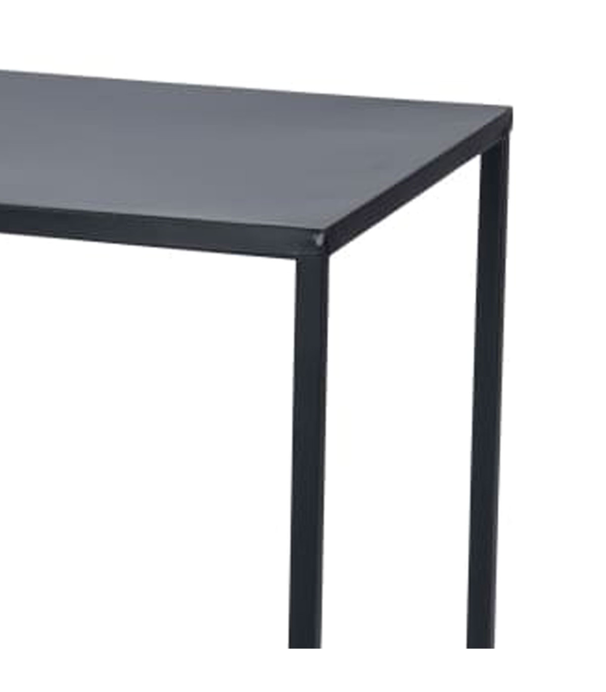 Wadiga Set De 2 Tables Basses En Métal Noir 35x35x45cm