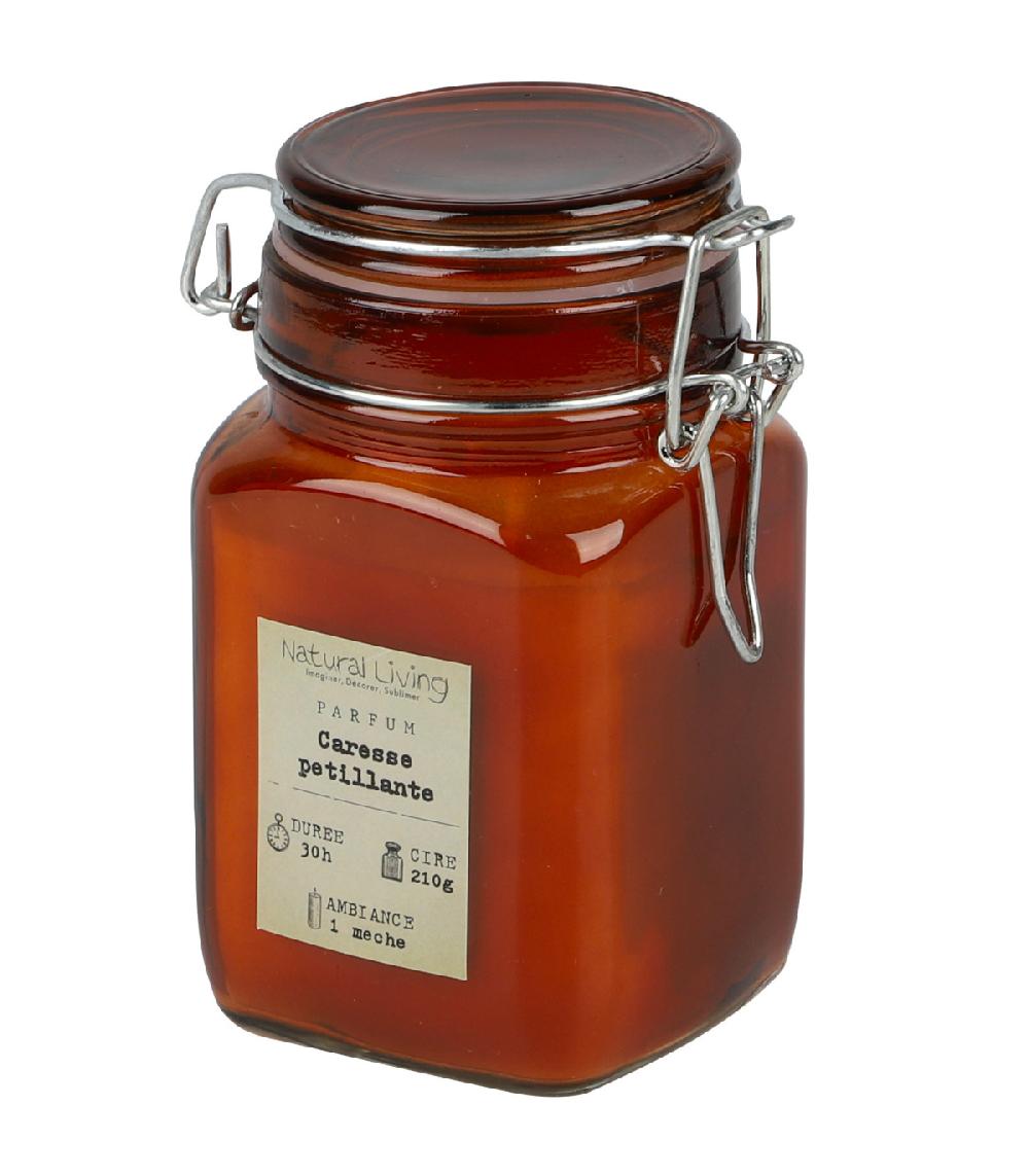 Wadiga Set De 3 Bougies Parfumées Pots En Verre 6.5x6.5x12cm