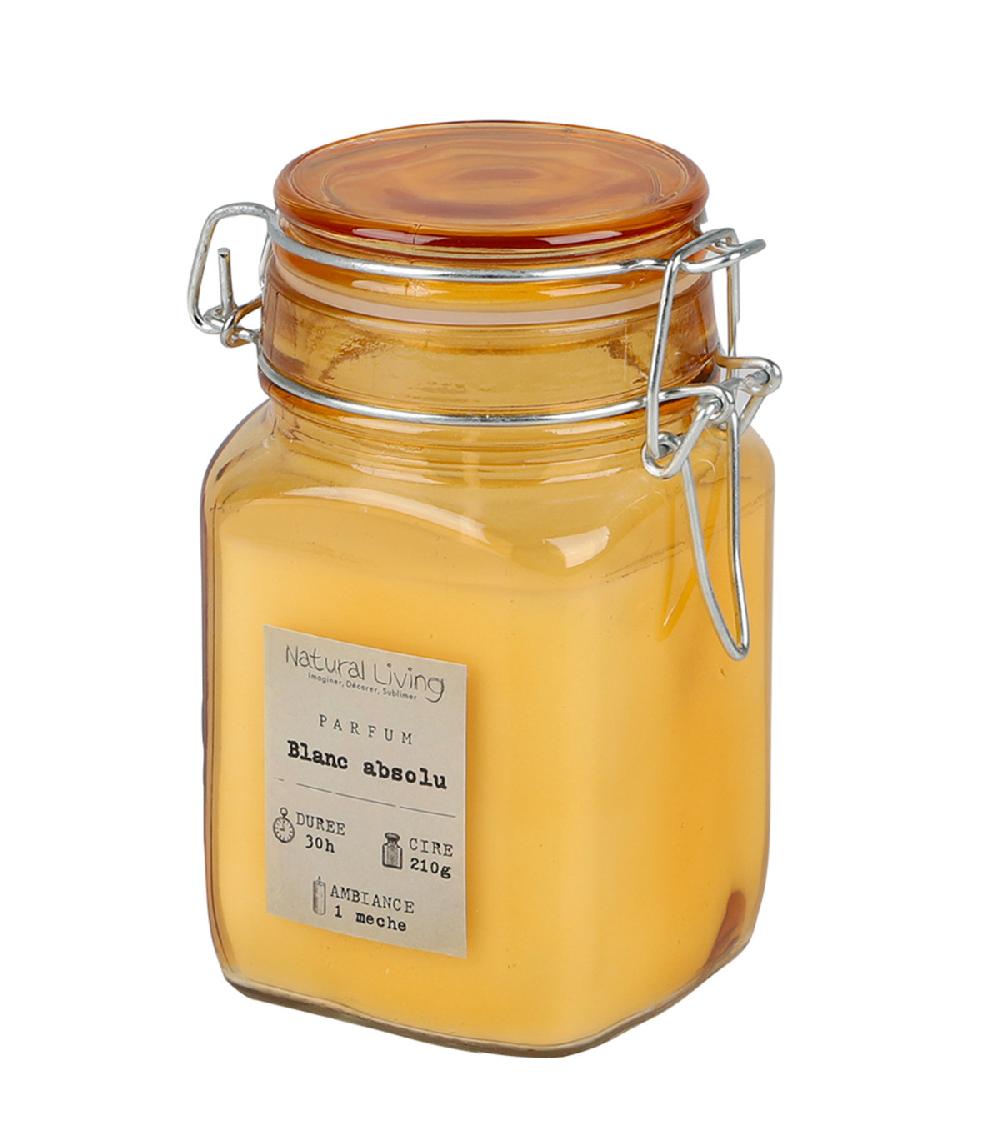 Wadiga Set De 3 Bougies Parfumées Pots En Verre 6.5x6.5x12cm