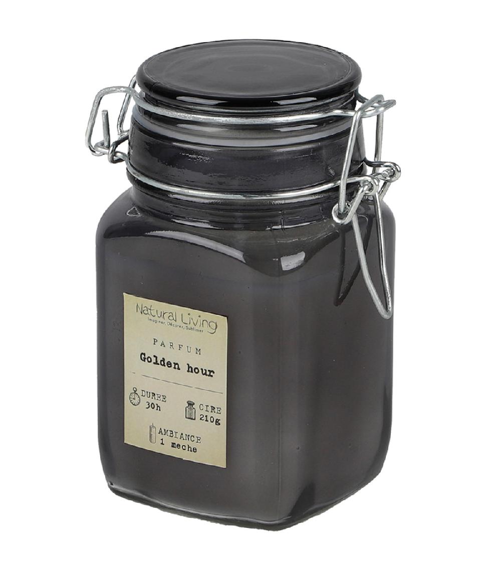 Wadiga Set De 3 Bougies Parfumées Pots En Verre 6.5x6.5x12cm