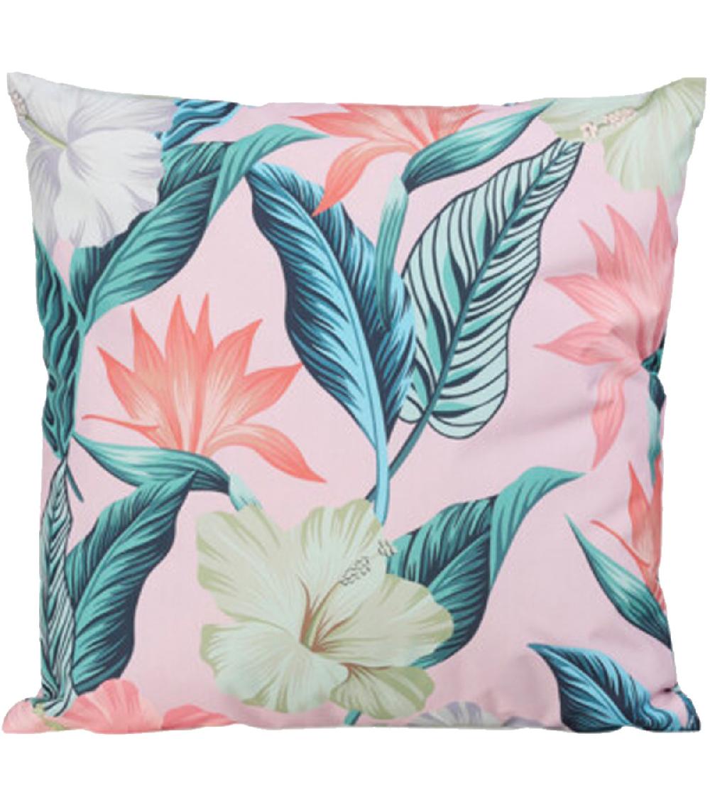 Wadiga Set De 3 Coussins Extérieurs Feuillages 45x45cm