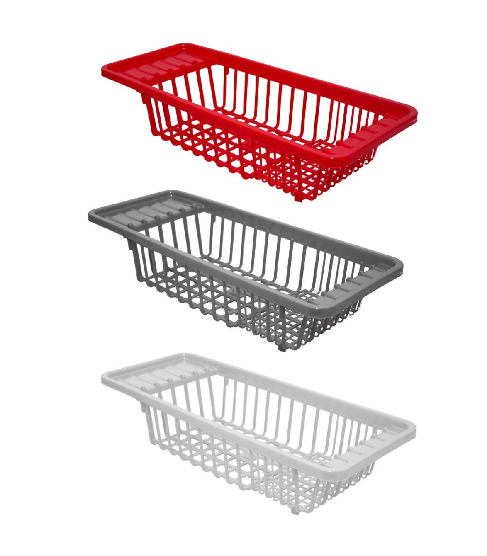 wadiga Set de 3 égouttoirs à vaisselle de dessus d'évier en plastique