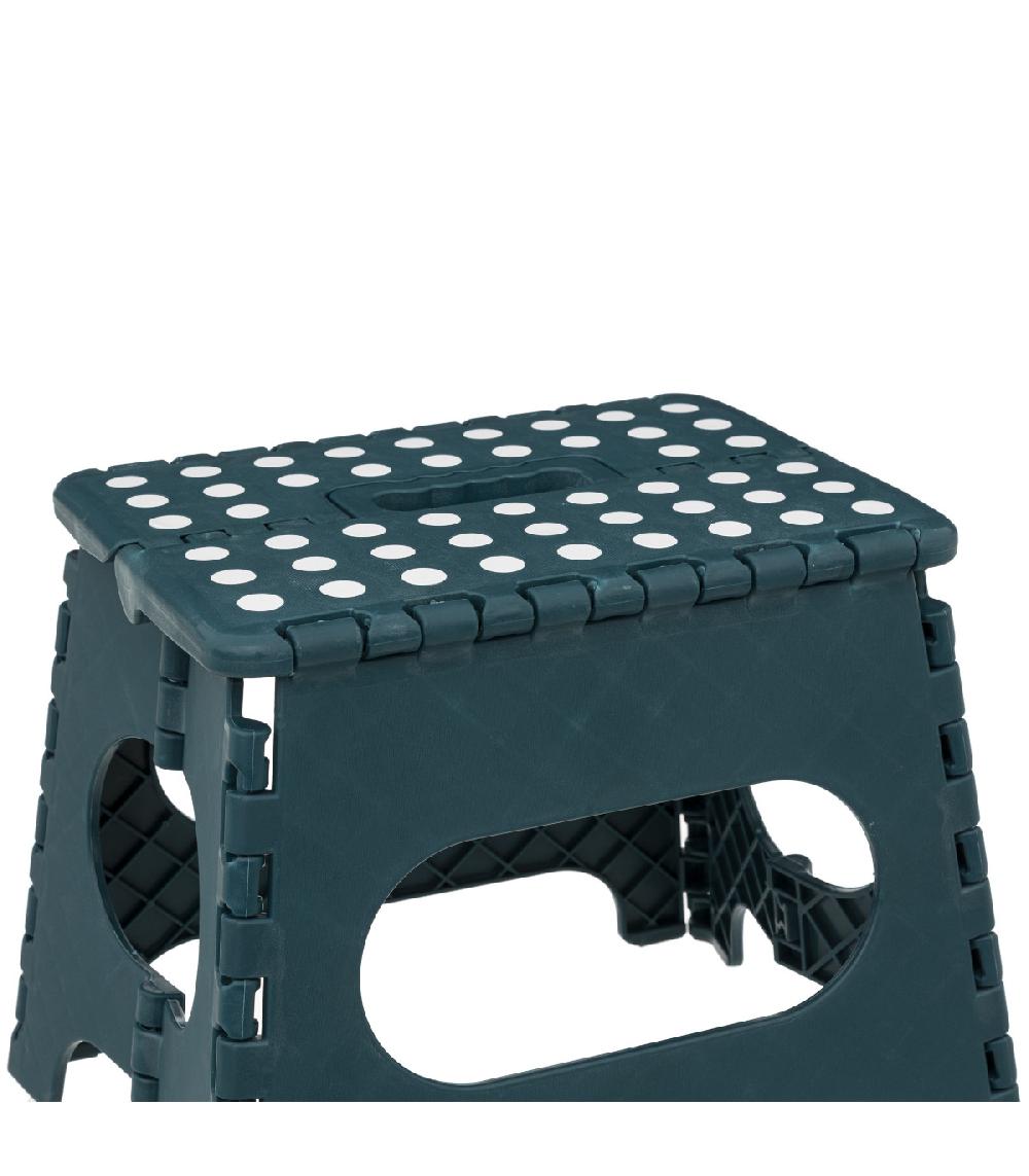 Wadiga Set De 3 Escabeaux Marchepieds Pliables Jaune Vert Noir - 27cm