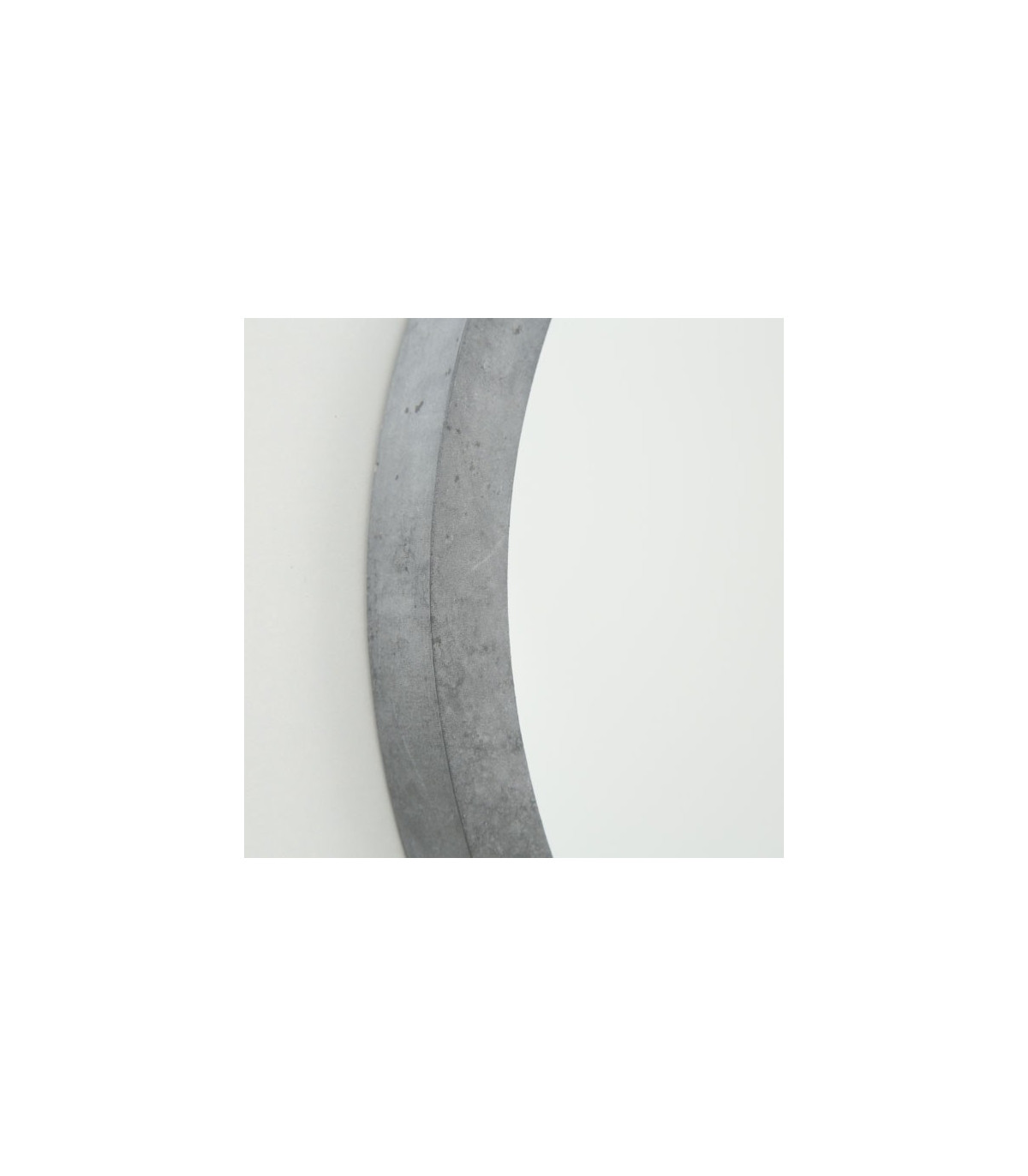Wadiga Set De 3 Miroirs Décoratifs Ronds En Bois Gris