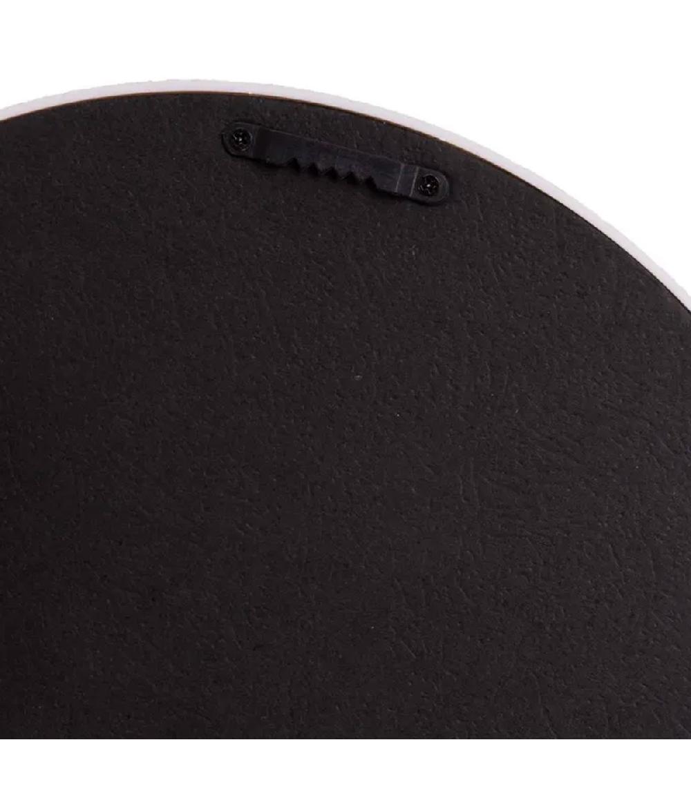 Wadiga Set De 3 Miroirs Ronds En Polypropylène Blanc 25x25x2cm