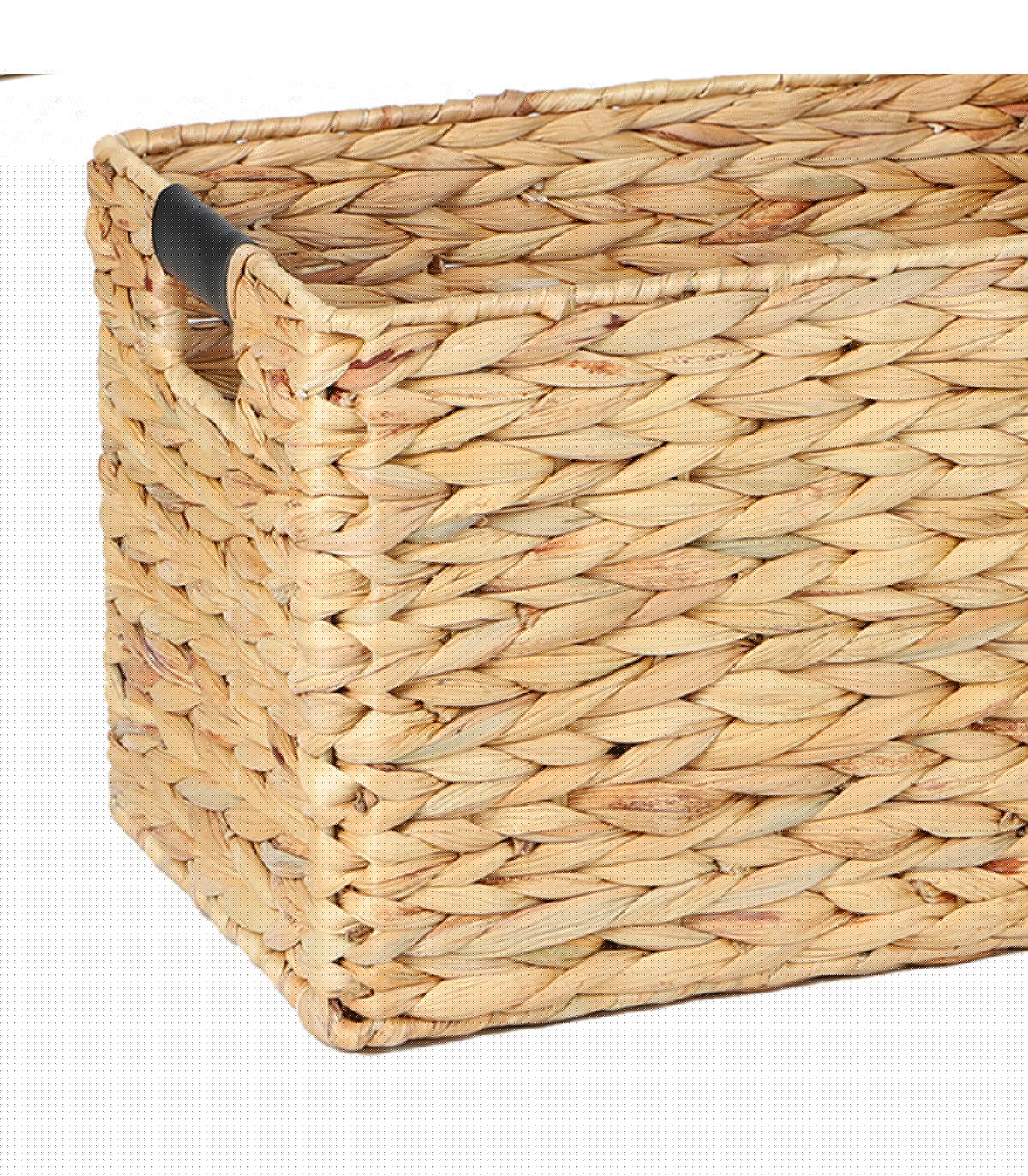 Wadiga Set De 3 Paniers Rectangulaires Tressés En Jacinthe D'eau