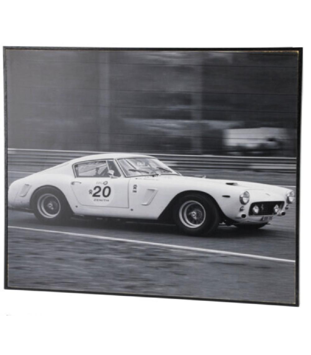 Wadiga Set De 3 Tableaux Photo Noir Et Blanc Voiture Classique 38x38cm