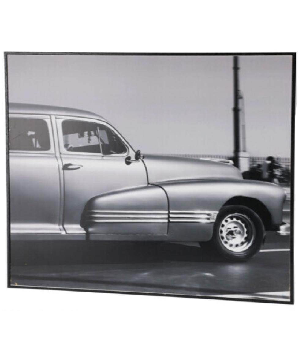 Wadiga Set De 3 Tableaux Photo Noir Et Blanc Voiture Classique 38x38cm