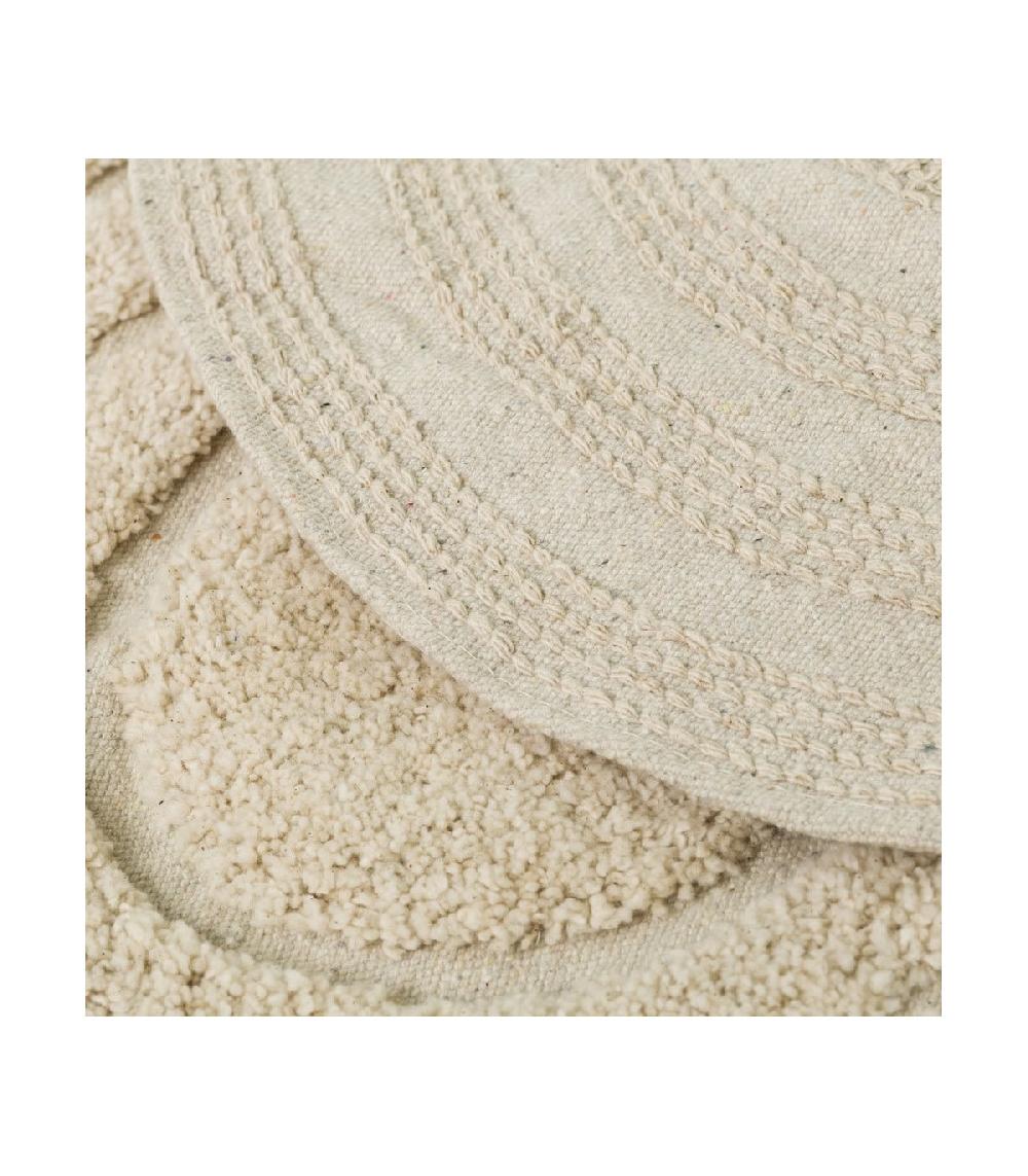 Wadiga Set De 3 Tapis De Bain Coton Ovales - Longueur 63cm