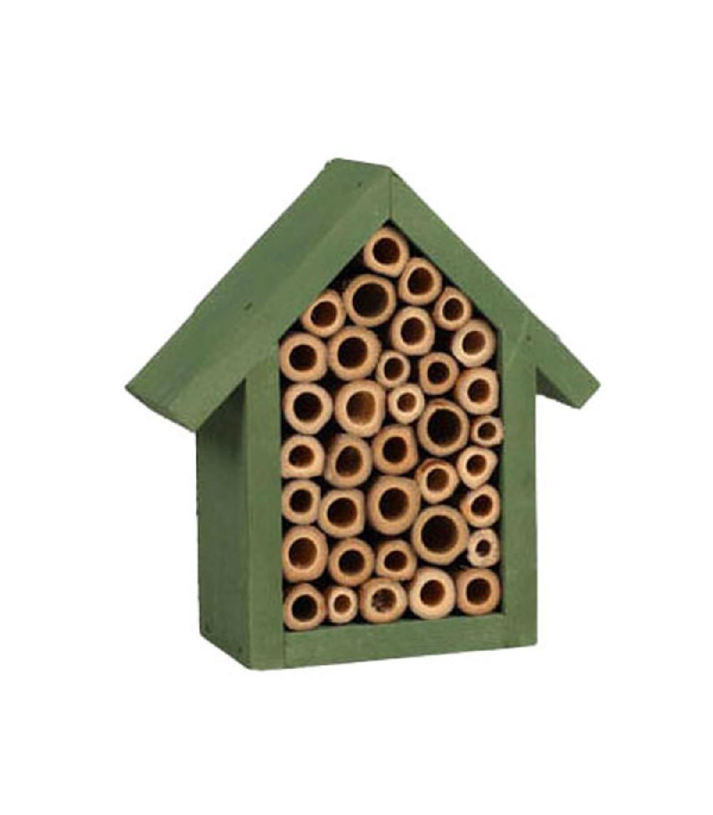 Wadiga Set De 4 Hôtels à Insectes En Bois 10x11x4cm