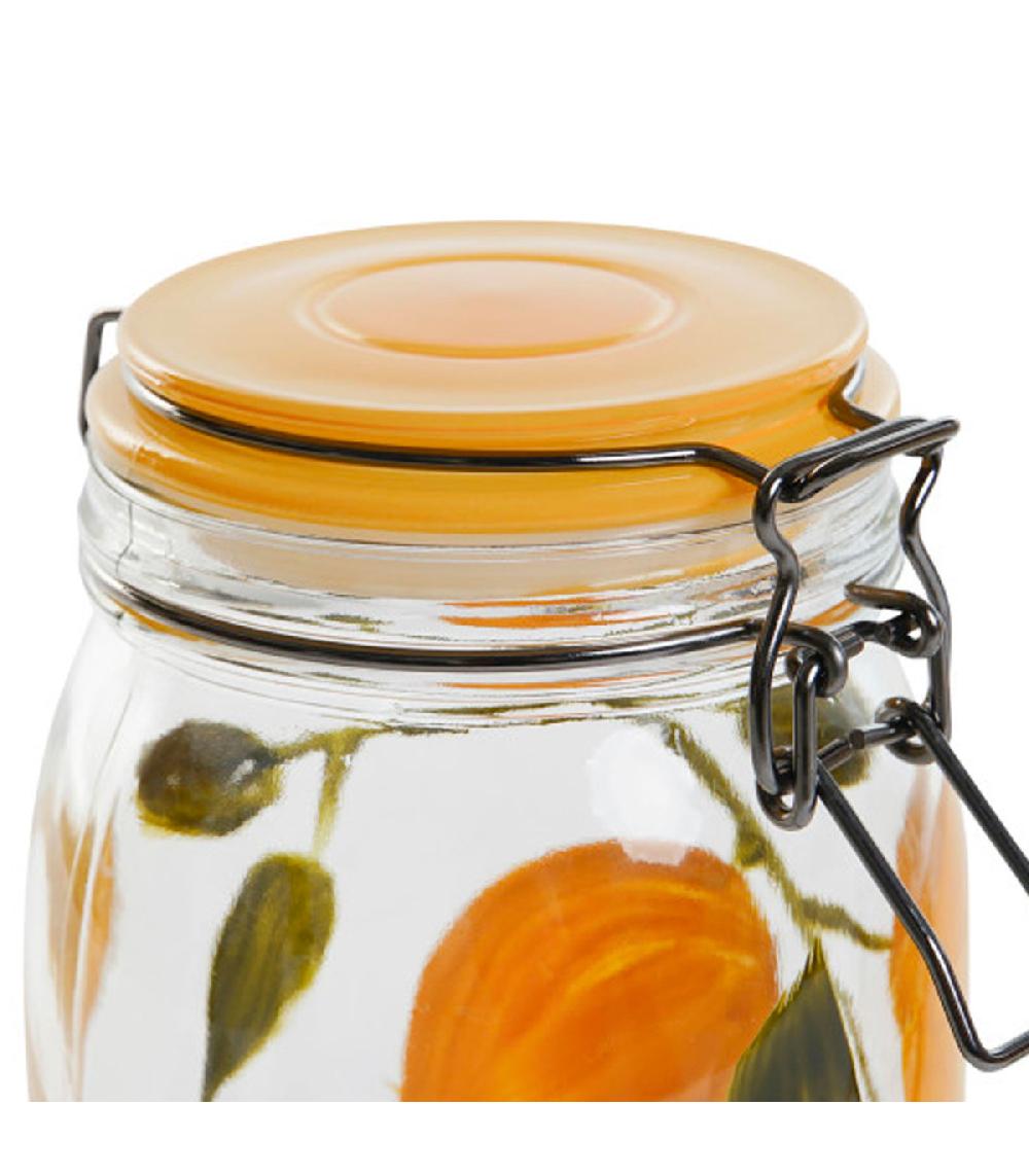 Wadiga Set De 4 Pots Hermétiques En Verre Citrons 11.5x11.5x27cm