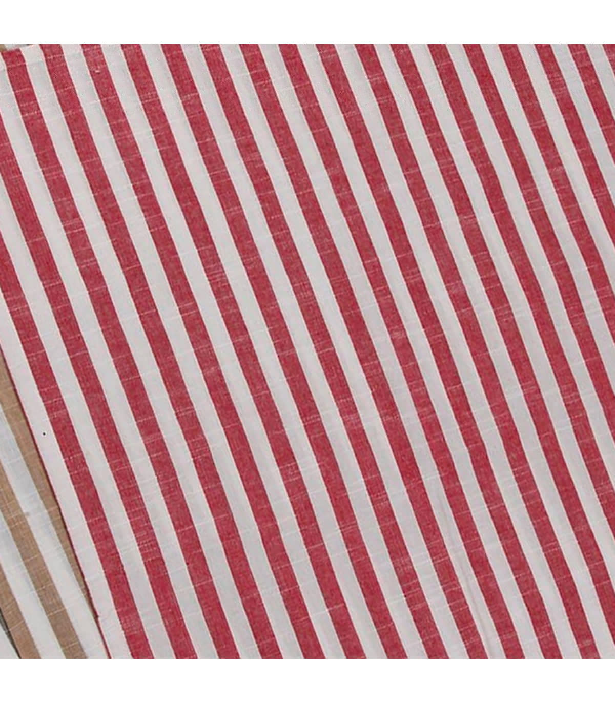 Wadiga Set De 4 Torchons Rayés 100% Coton Rouge Jaune Gris Bleu 50x70cm