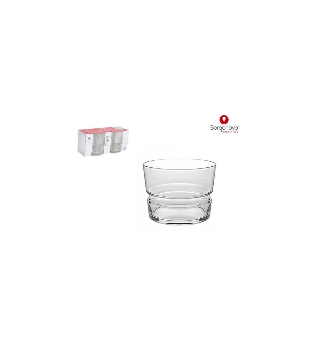 Wadiga Set De 4 Verres à Eau En Verre Empilables - Chiquito