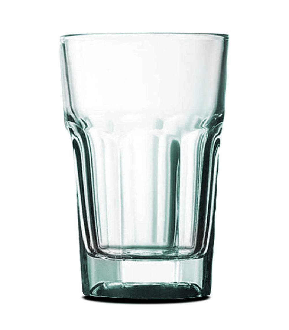 Wadiga Set De 4 Verres à Eau En Verre Recyclé Bistrot 29.5cl