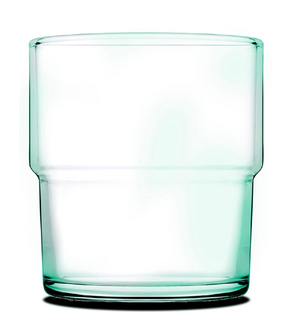 Wadiga Set De 4 Verres à Eau En Verre Recyclé Bistrot 30cl