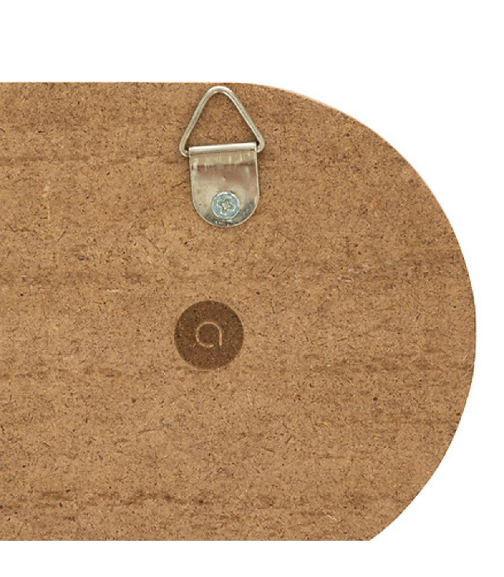 Wadiga Set De 5 Plaques De Porte Signalétiques En Bois 23x1x8cm