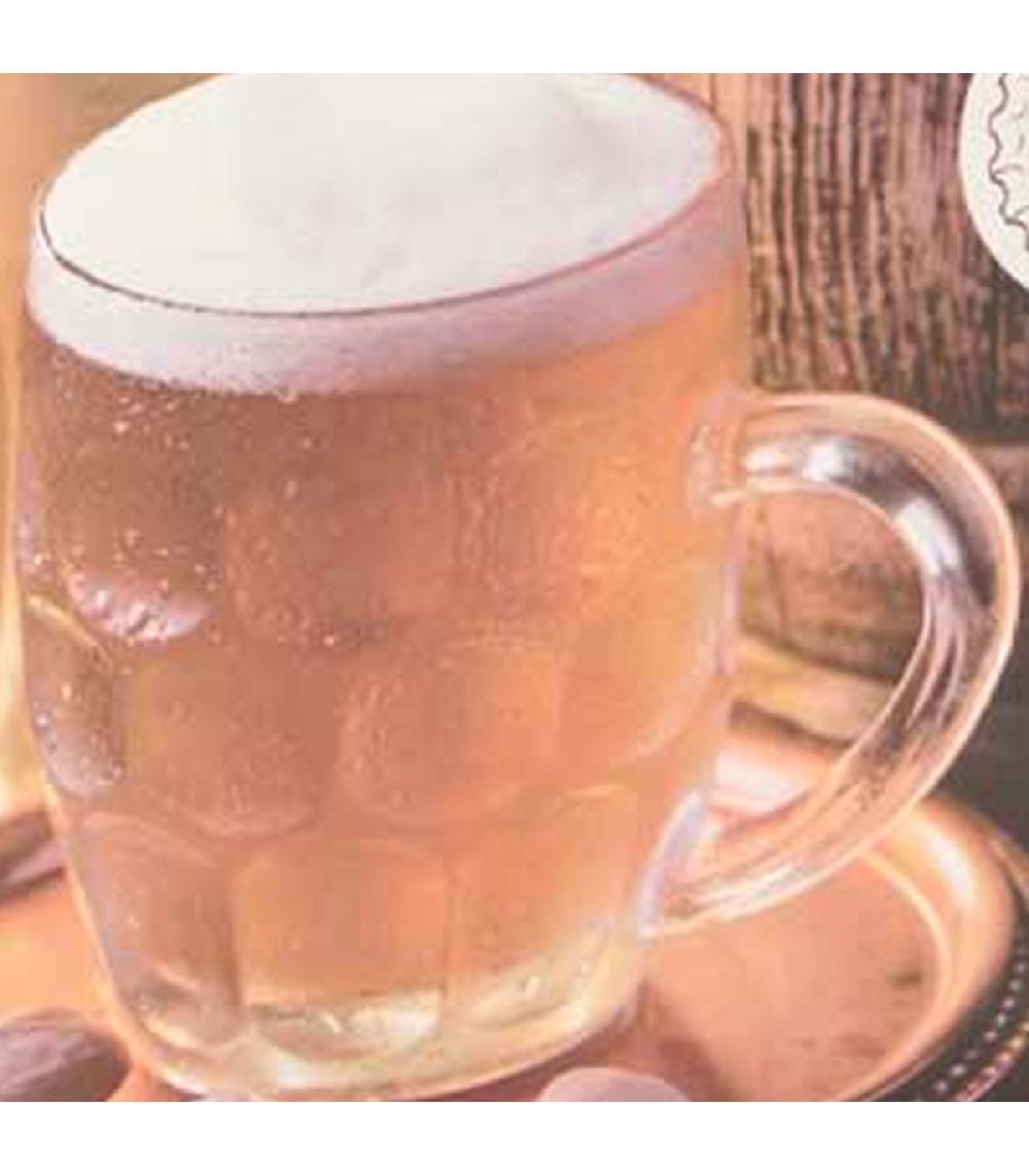 Wadiga Set De 6 Chopes à Bière En Verre Avec Poignées 280ml