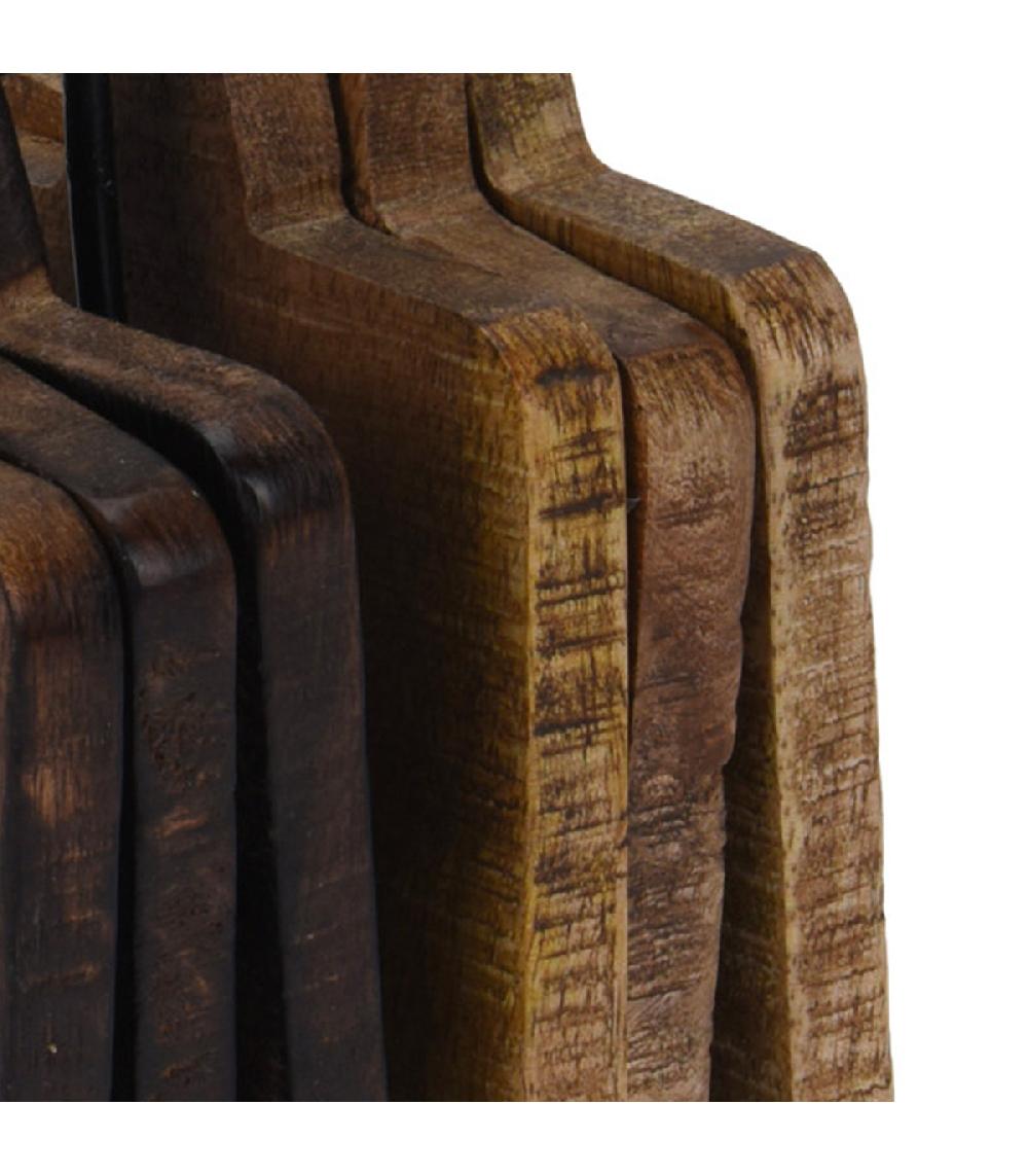 Wadiga Set De 6 Dessous De Verres En Bois De Mangue