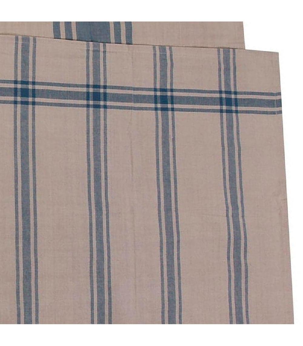 Wadiga Set De 6 Torchons 100% Coton Bleu Blanc Rouge 50x50cm