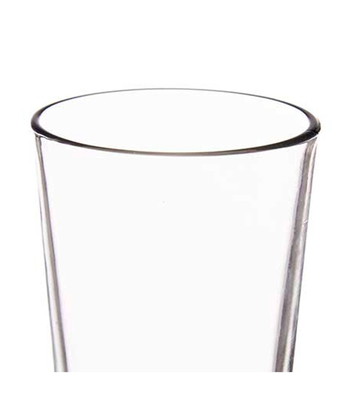 Wadiga Set De 6 Verres à Eau En Verre Transparent Lisse 200ml
