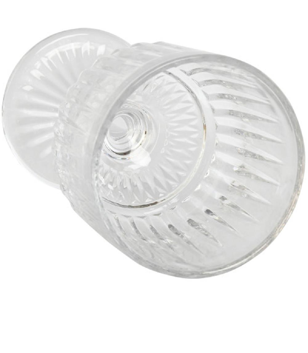 Wadiga Set De 6 Verres à Eau Sur Pied En Verre 38cl