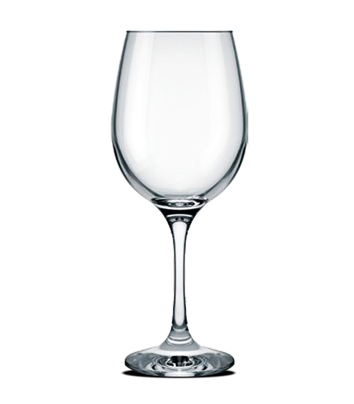 Wadiga Set De 6 Verres à Eau Sur Pieds En Verre Transparent 38.5cl