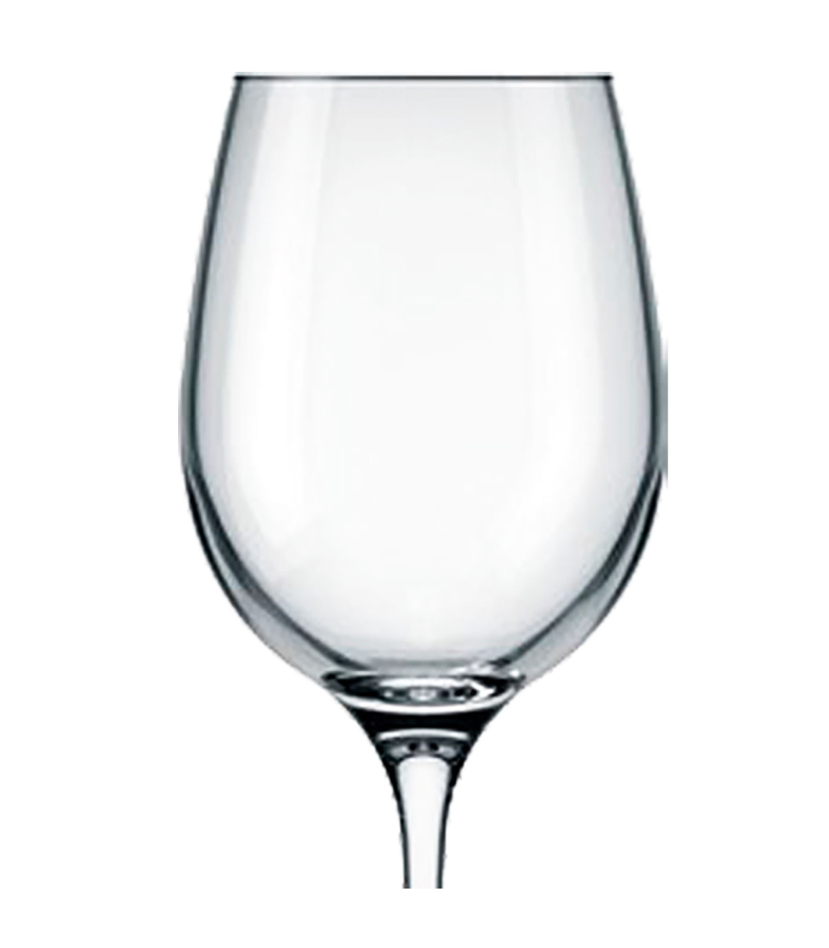 Wadiga Set De 6 Verres à Eau Sur Pieds En Verre Transparent 38.5cl