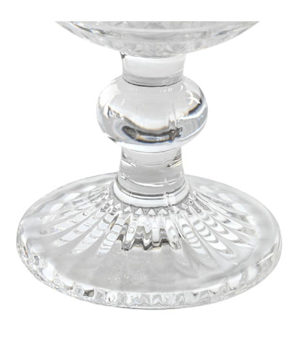 Wadiga Set De 6 Verres à Vin Sur Pied En Verre 26cl