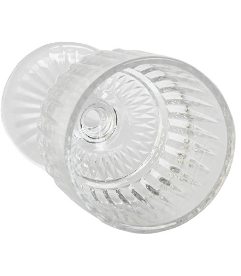 Wadiga Set De 6 Verres à Vin Sur Pied En Verre 26cl