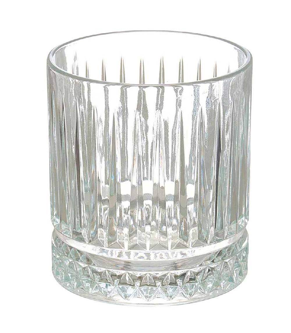 Wadiga Set De 6 Verres à Whisky Avec Motifs Embossés 33cl