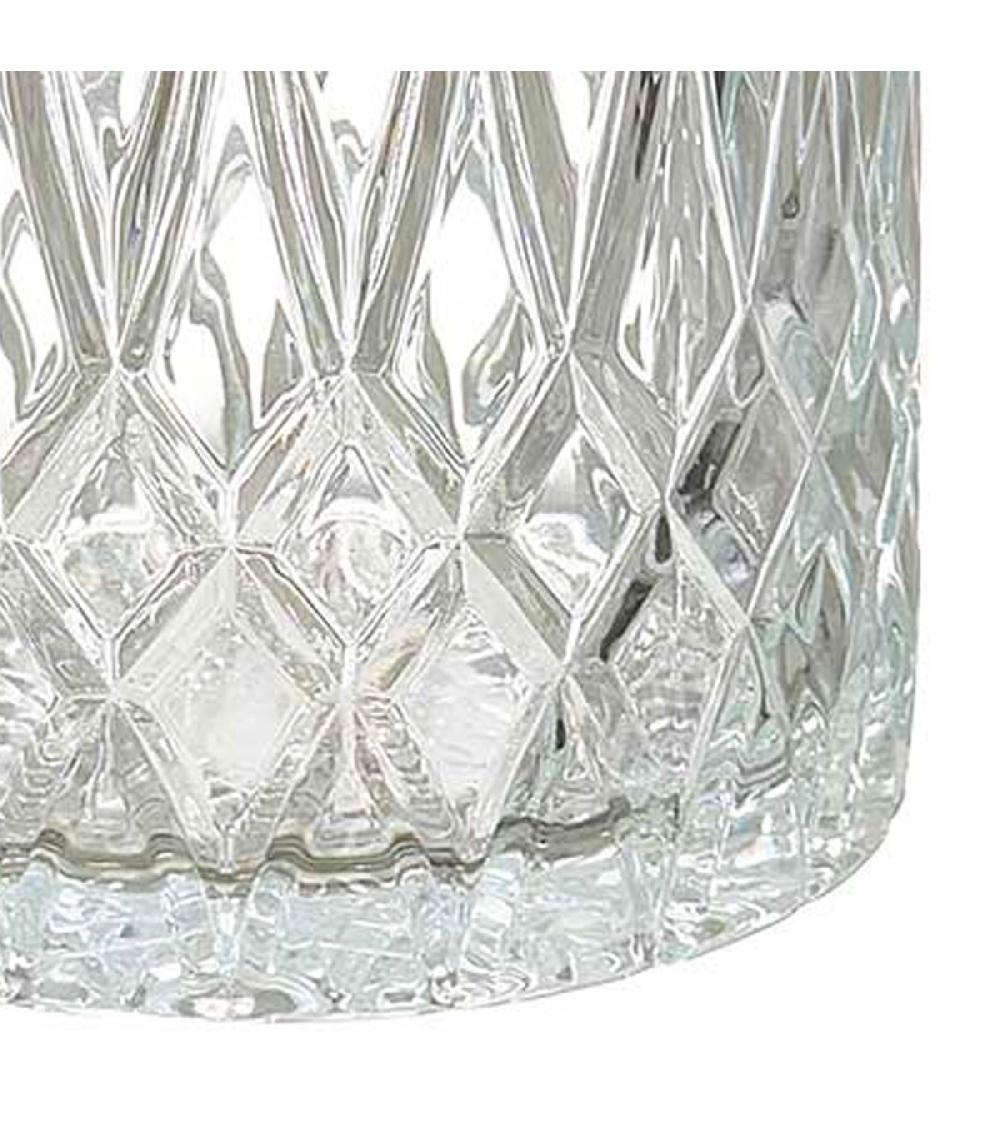 Wadiga Set De 6 Verres à Whisky Avec Motifs Embossés Losanges 33cl