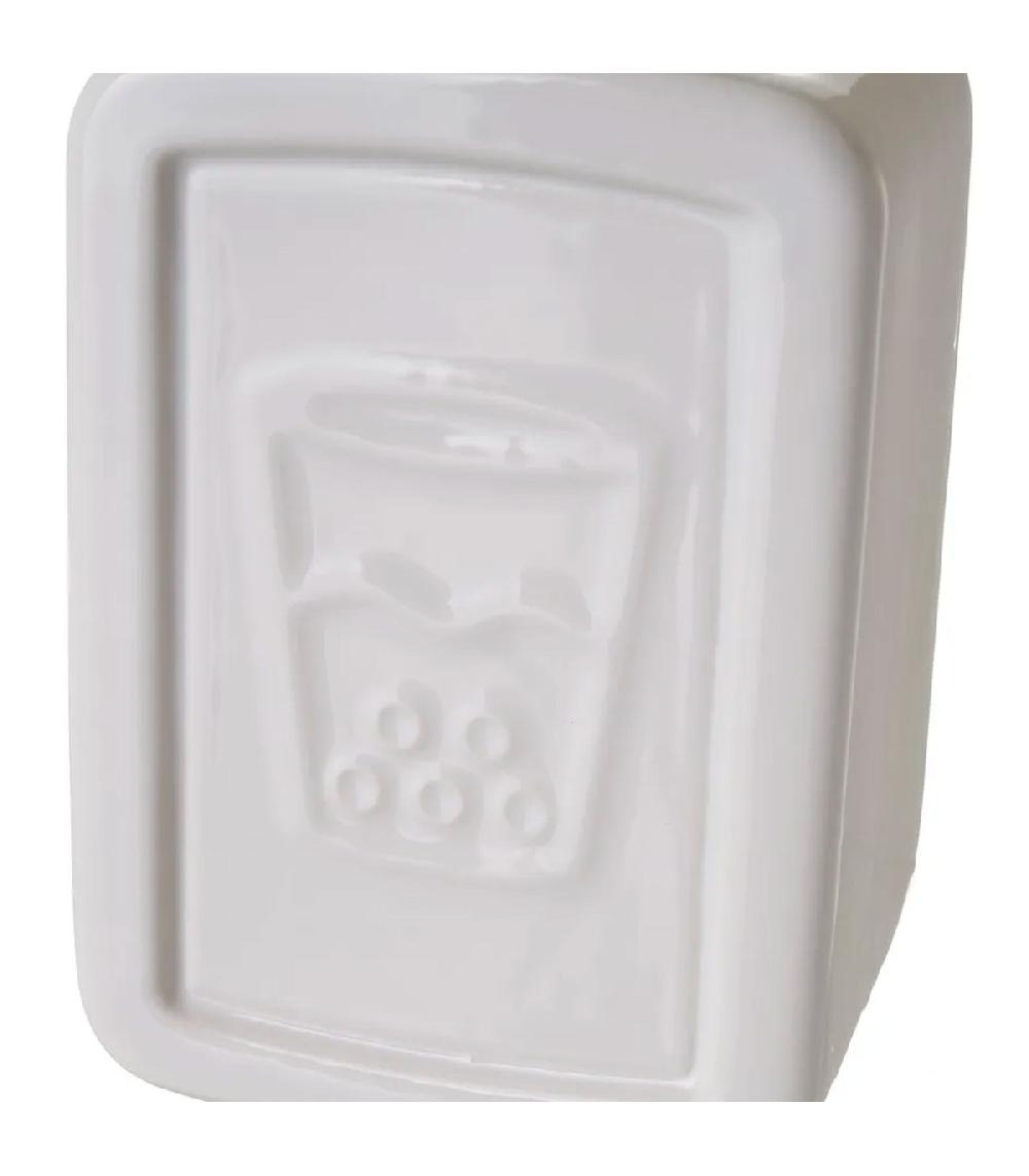 Wadiga Set Salle De Bain Céramique Blanc Et Or 4 Pièces