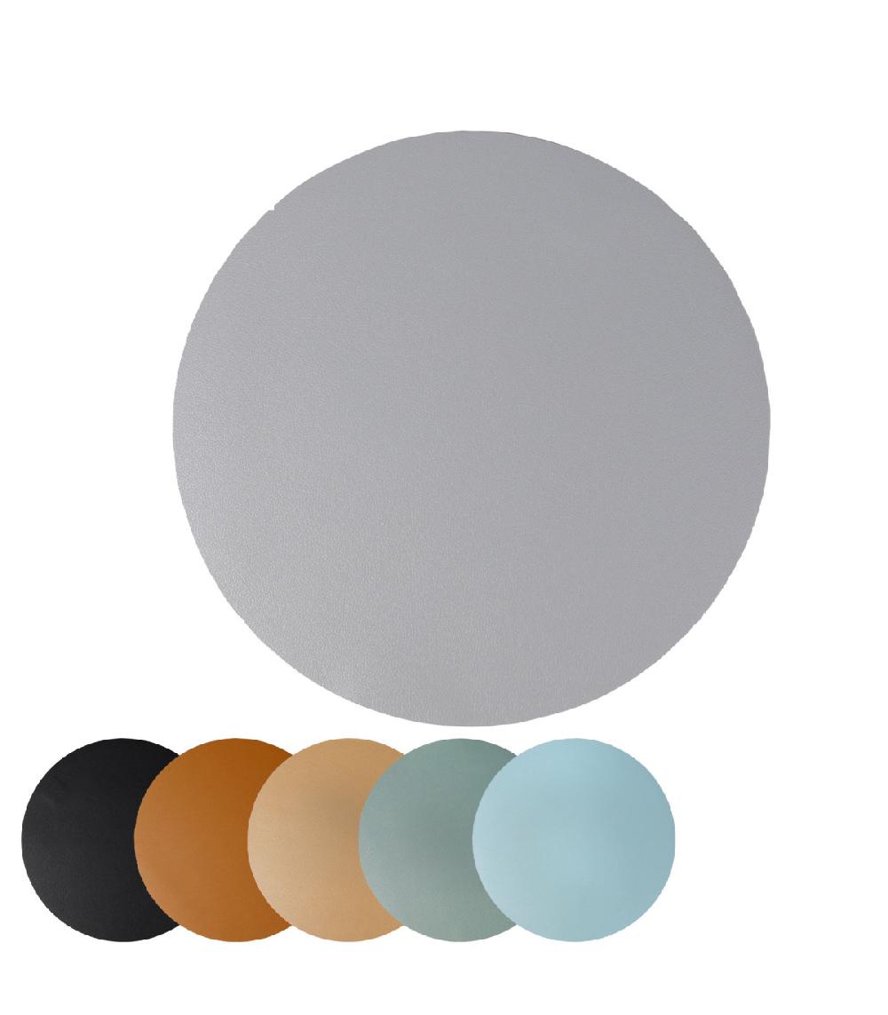 wadiga Sets de table vinyle multicolores ronds - Set de 6