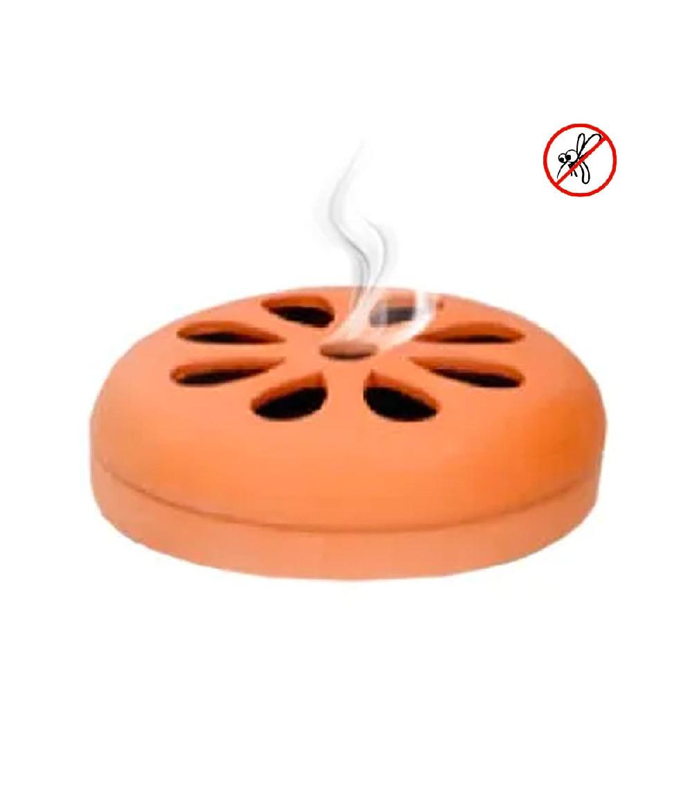 Wadiga Spirales à La Citronelle Anti-moustique Avec Pot En Terre Cuite