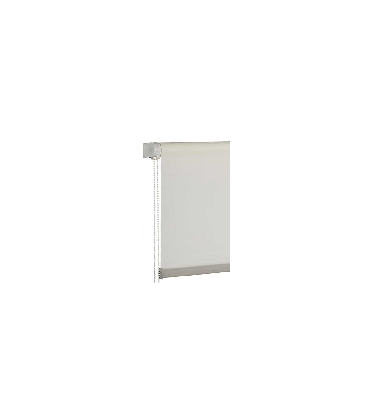 Wadiga Store Enrouleur Intérieur Blanc Crème - 180x180cm
