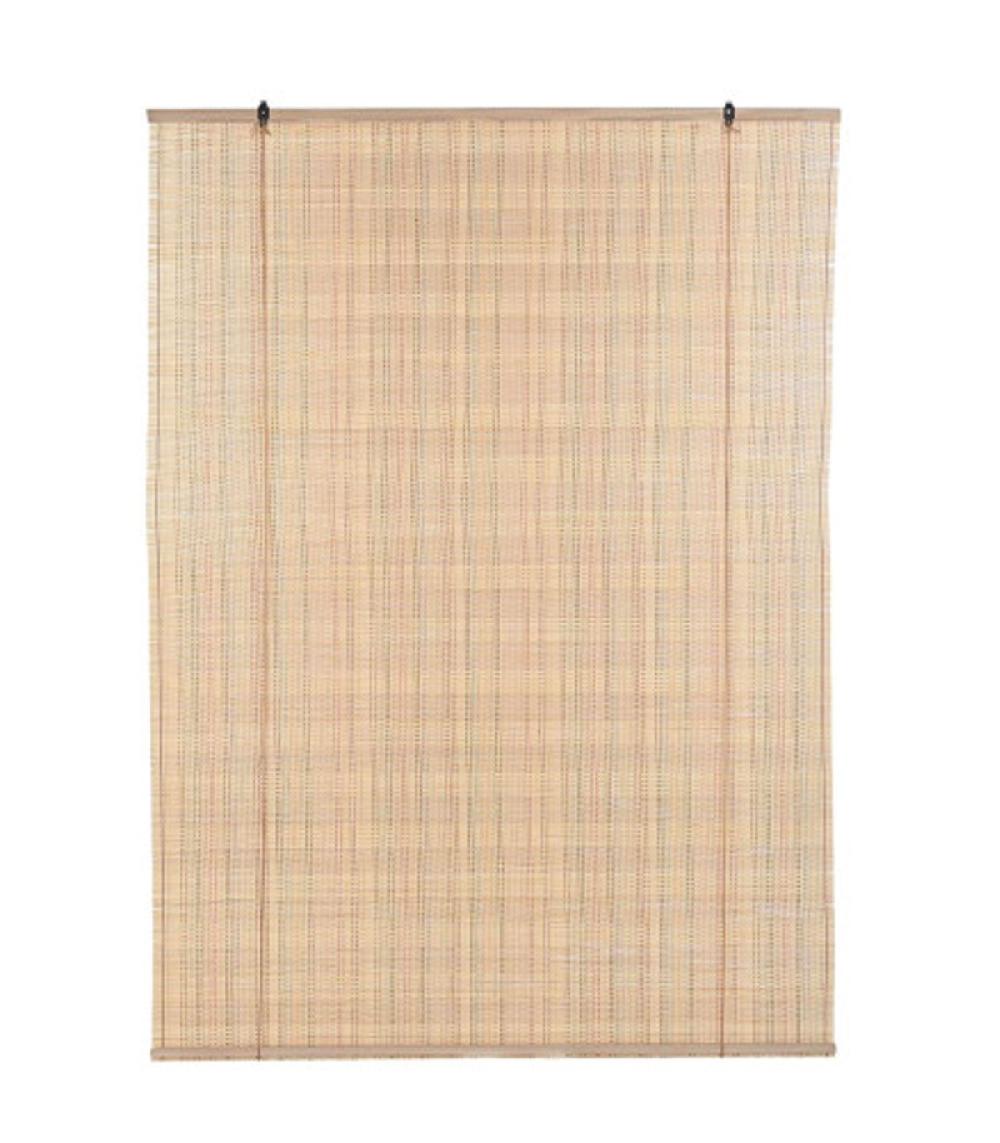 Wadiga Store Enrouleur Intérieur En Bambou Et Fils Multicolores 120x2x175cm