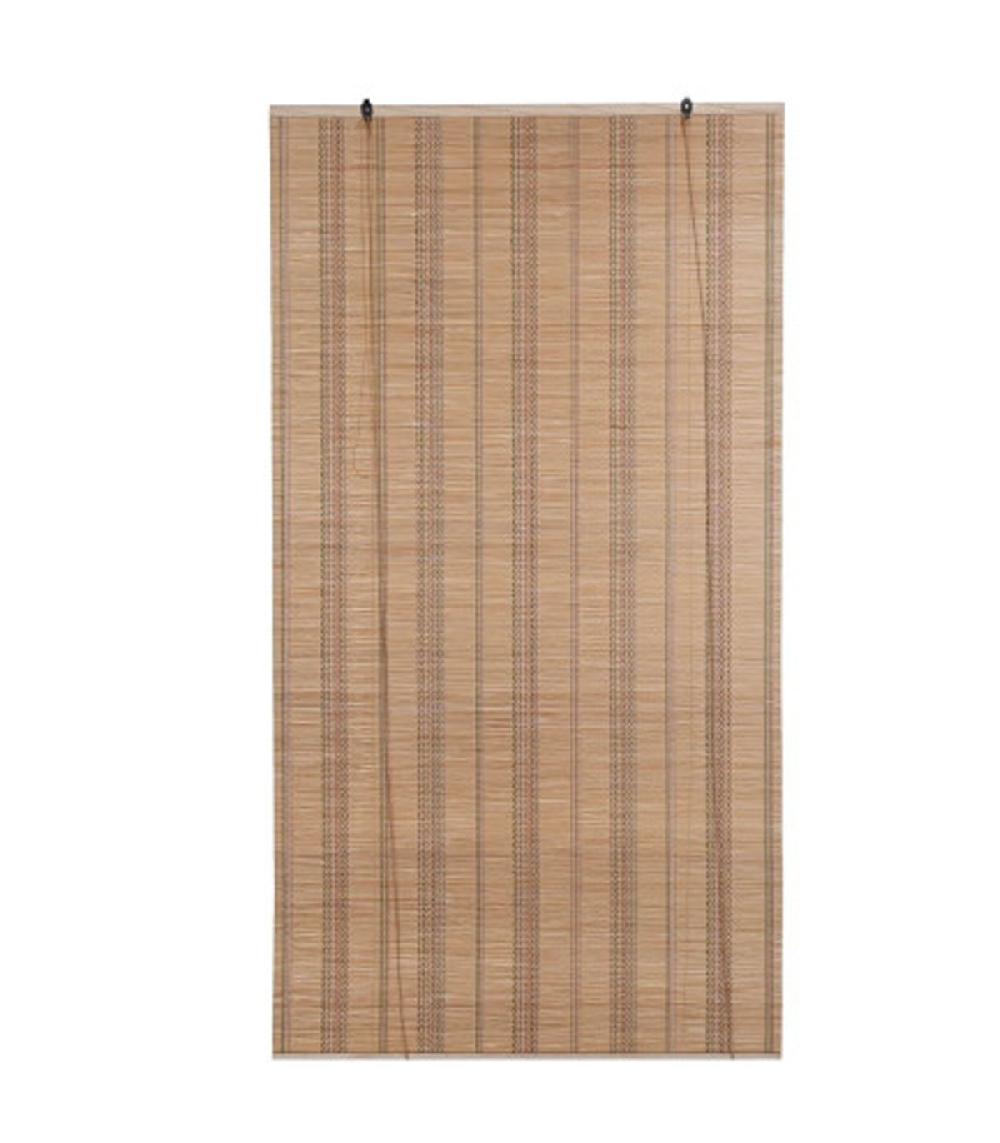 Wadiga Store Enrouleur Intérieur En Bambou Et Fils Multicolores 90x2x175cm