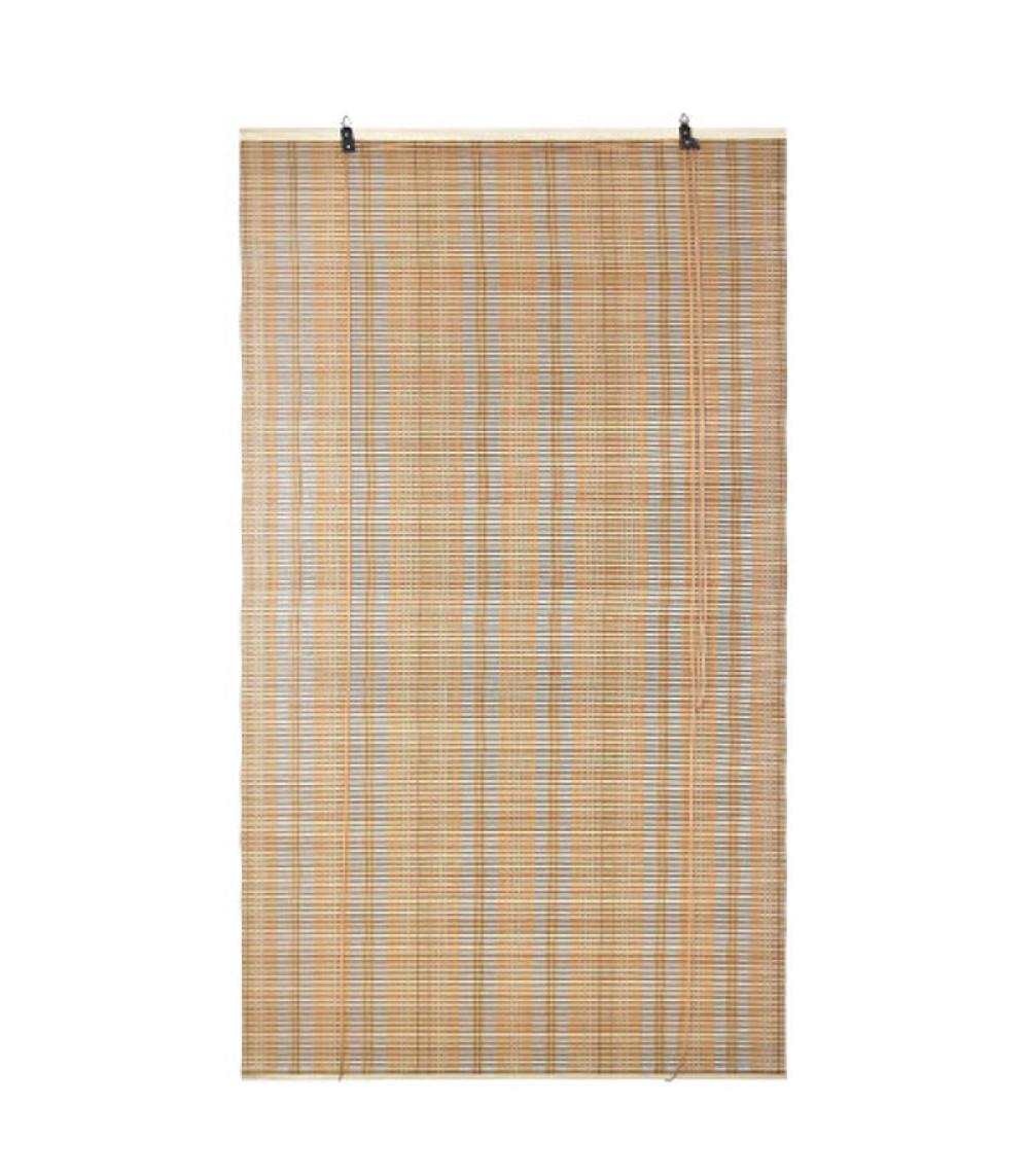 Wadiga Store Enrouleur Pour Intérieur Bicolore En Bambou 120x3x175cm