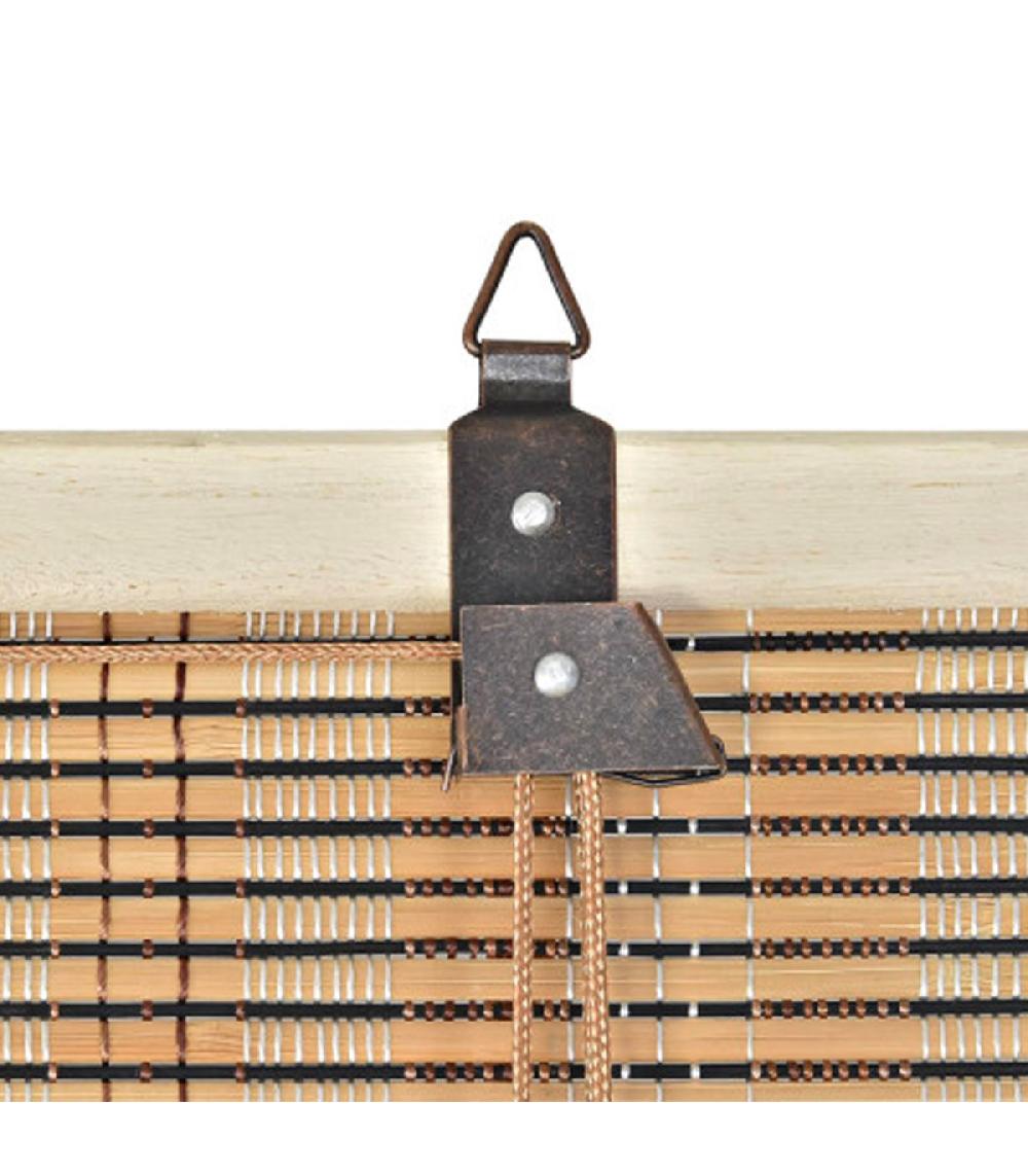 Wadiga Store Enrouleur Pour Intérieur Bicolore En Bambou 120x3x175cm