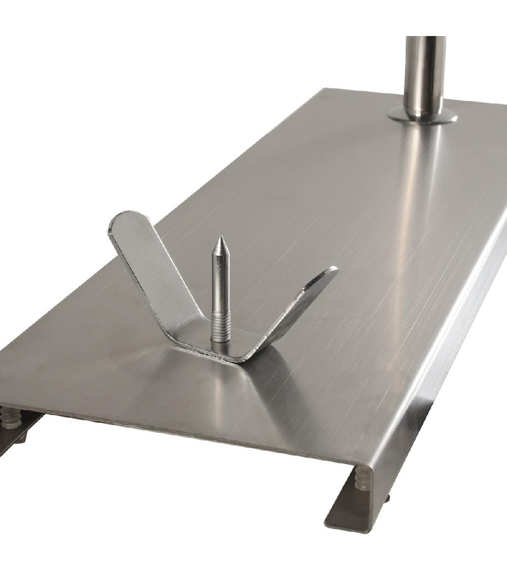 Wadiga Support à Jambon En Acier Inoxydable - 49 5x16 5x34cm