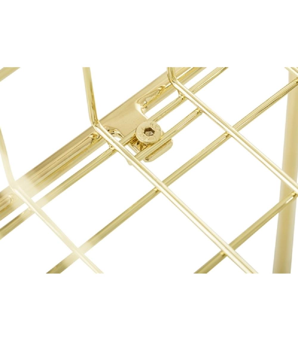 Wadiga Support Plantes En Métal Doré Pour Intérieur
